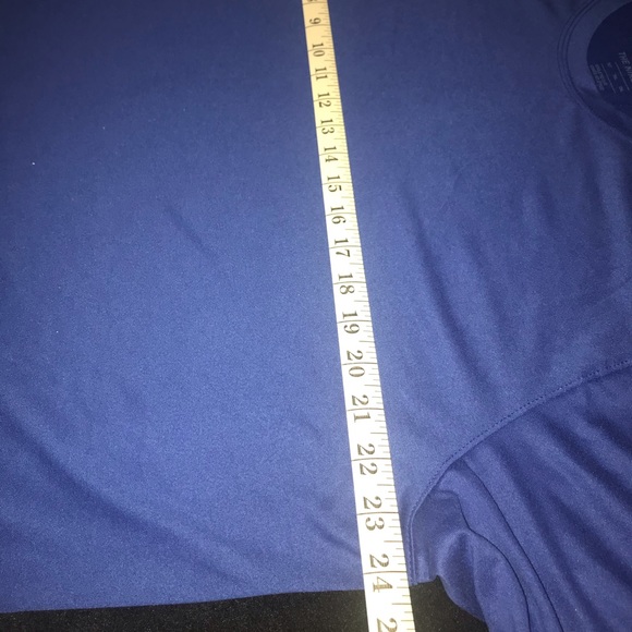 Nike NWOT Size:XLT L/S Dri-fit Polyester Columbia Blue Athletic Cut - Picture 7 of 10